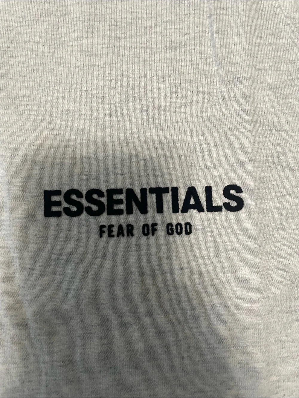 Essentials Light Oatmela Crew Tee with Shorts - Picture 6 of 9
